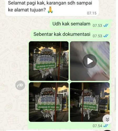 Pengiriman Papan Bunga Selamat Sanggau