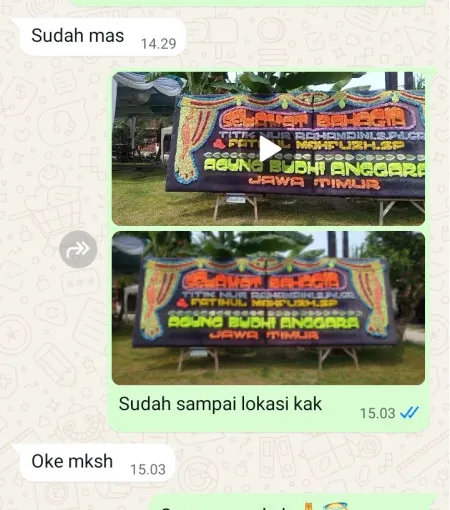 Pengiriman Papan Bunga Sanggau
