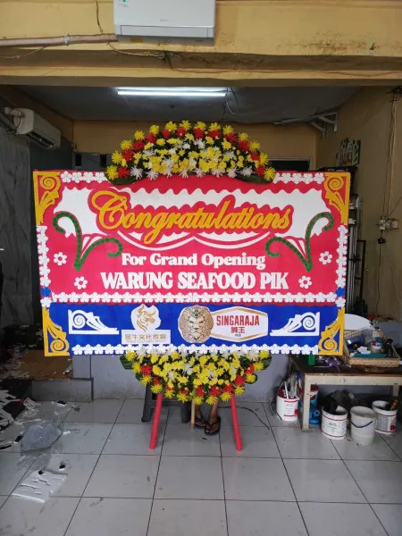 Papan Bunga Ucapan Selamat Sanggau